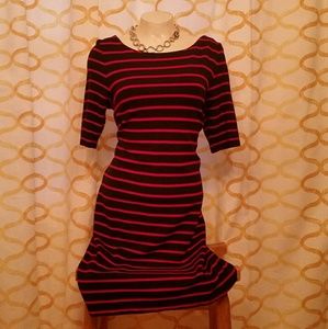 Banana Republic Knit Striped Work Dress